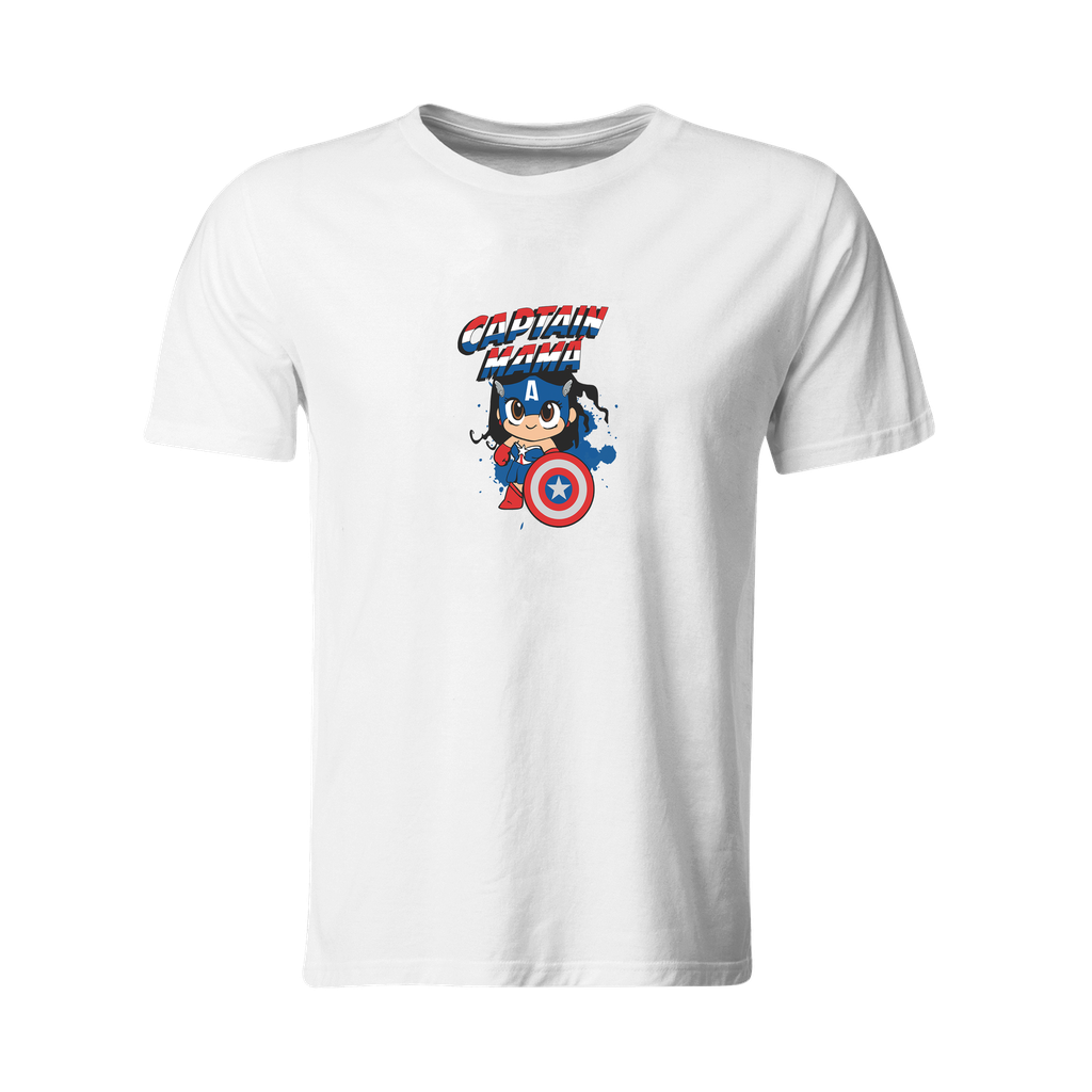 Playeras mamá e hijos:  Capitan mamá. DM64