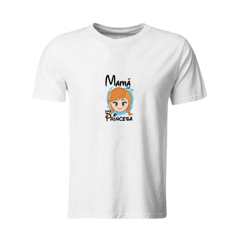 Playeras mamá e hijos:  Mamá de una princesa - Princesa Frozen | DM621