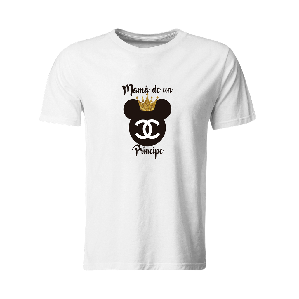 Playeras mamá e hijos:  Mamá de un príncipe mm12