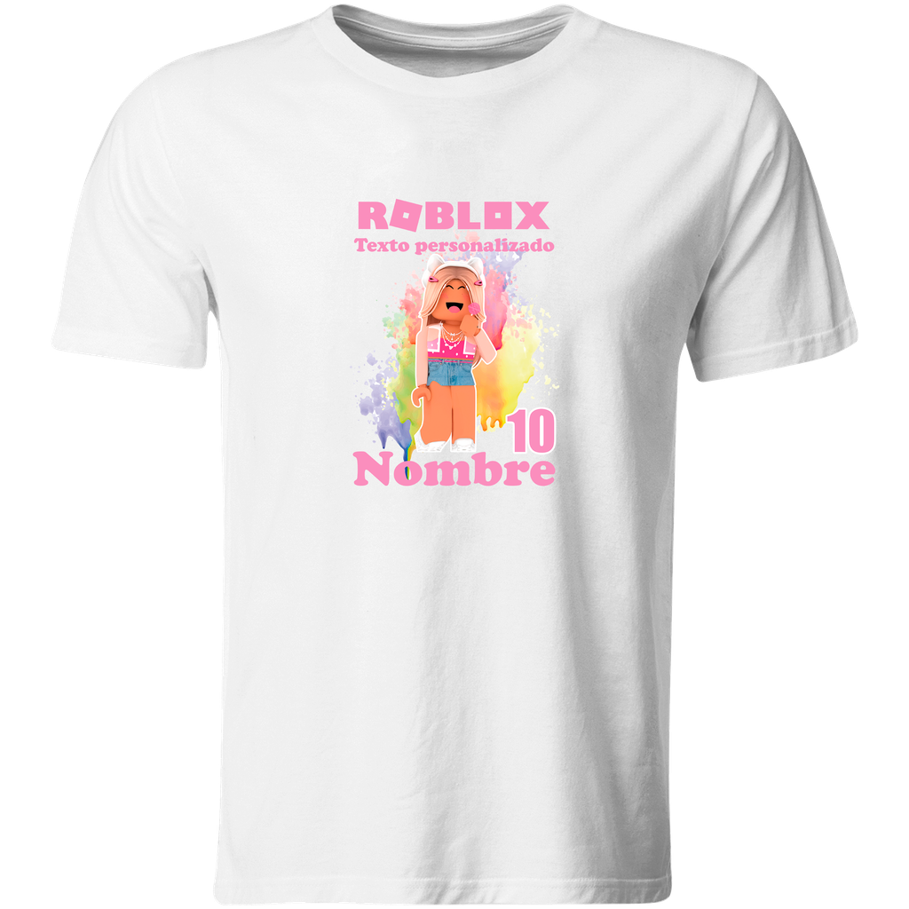 Playera Personalizada Cumpleaños Pc22. Anime Roblox Gamer