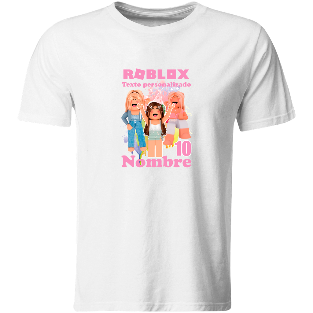 Playera Personalizada Cumpleaños Pc24. Anime Roblox Gamer