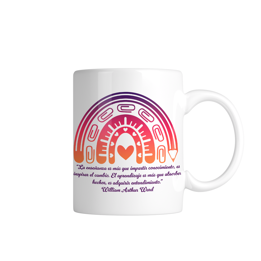 Taza TPM12. "La enseñanza es más que compartir conocimiento..."
