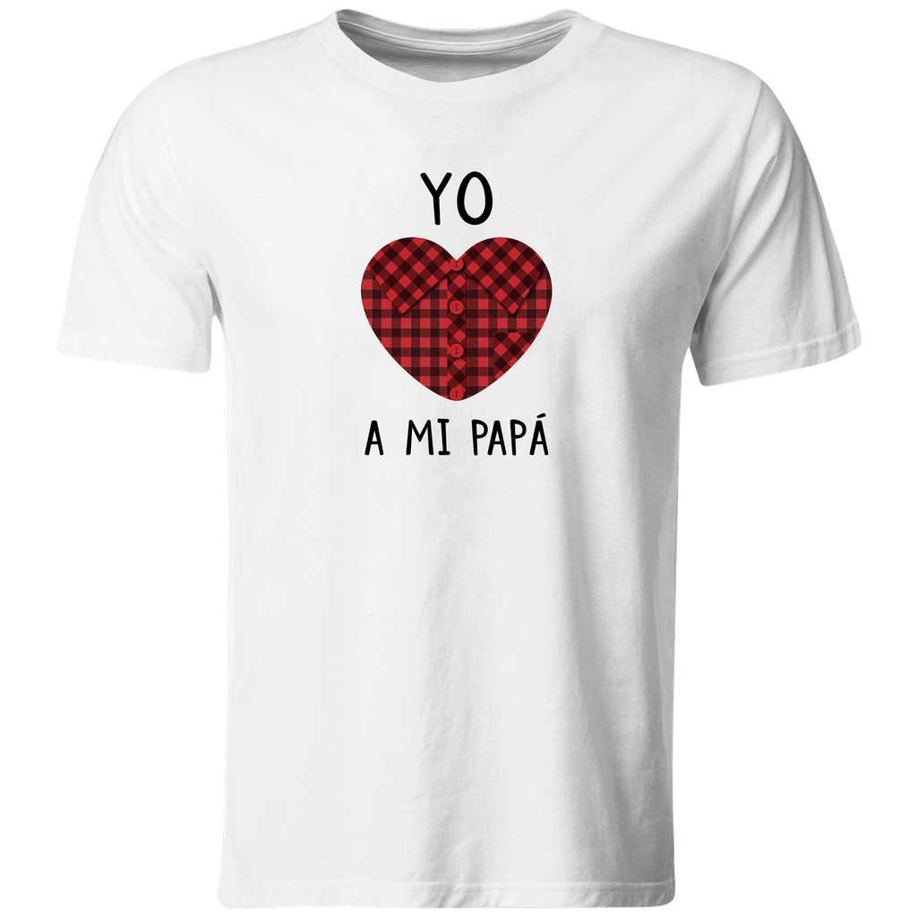 Playeras Día Del Padre Pp10. Frase yo amo a mi papá