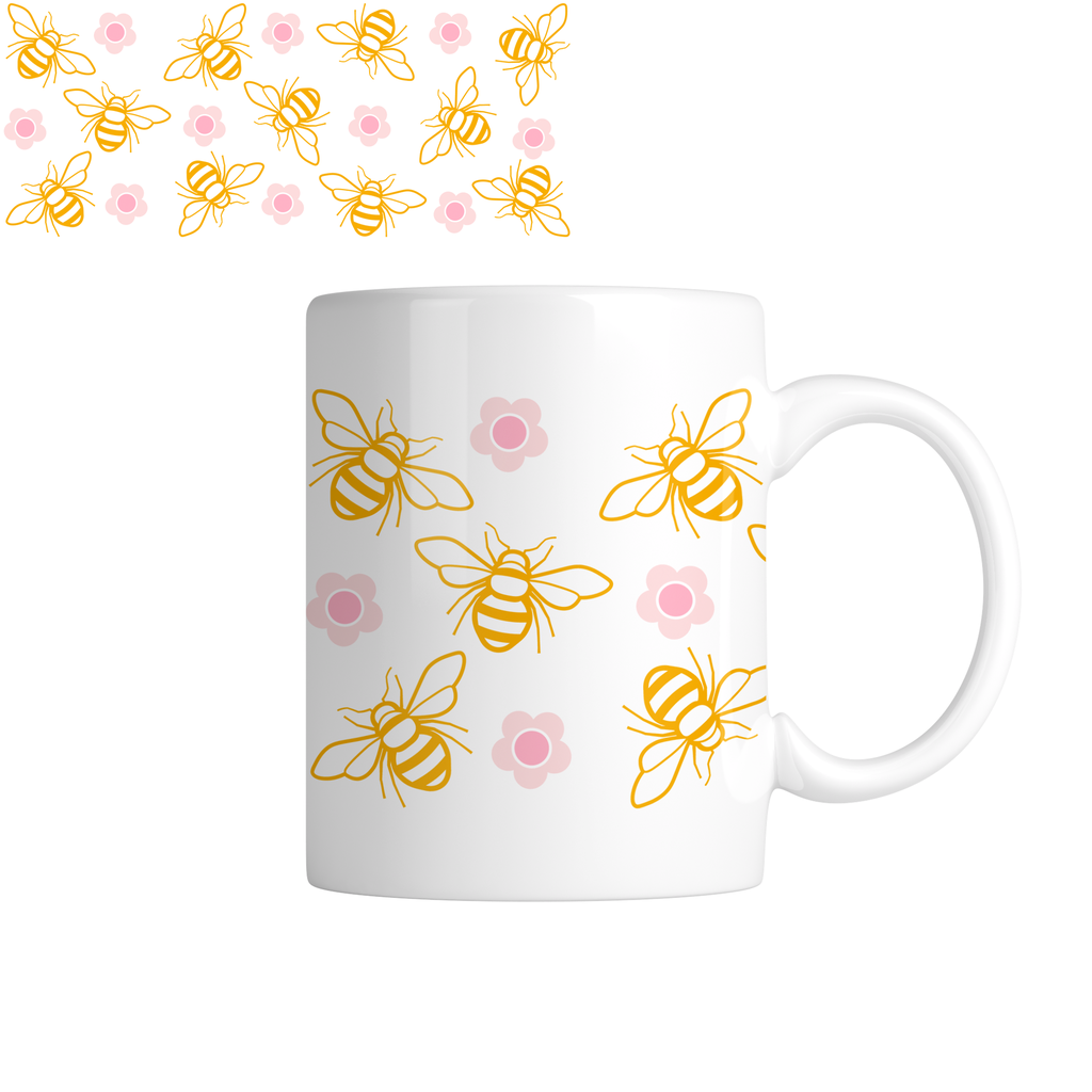 Taza TAE3: Mariposas. Aesthetic vintage kawaii motivation