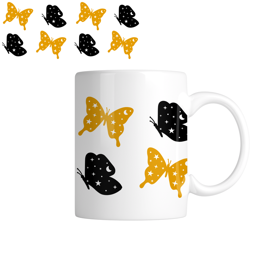 Taza TAE12: Celestial. Aesthetic vintage kawaii motivation