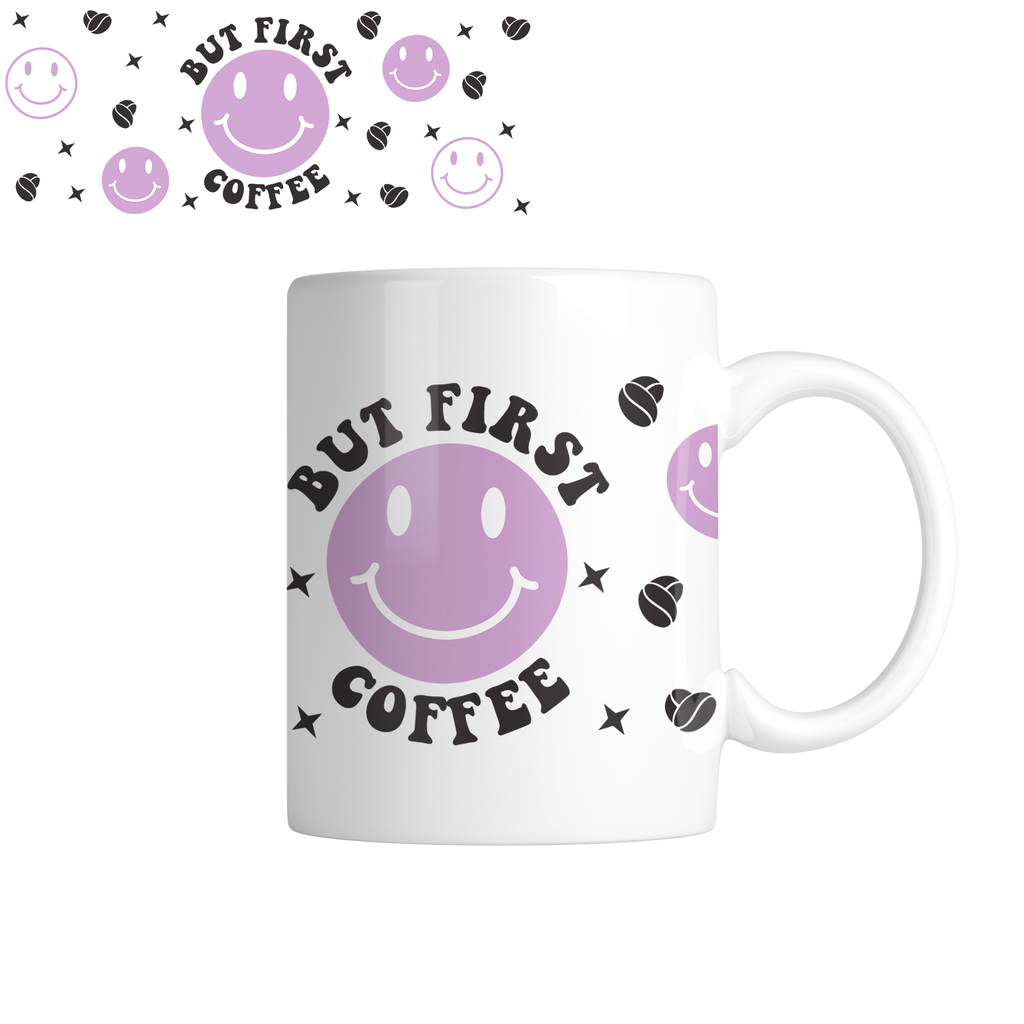 Taza TAE18: Café. Aesthetic vintage kawaii motivation