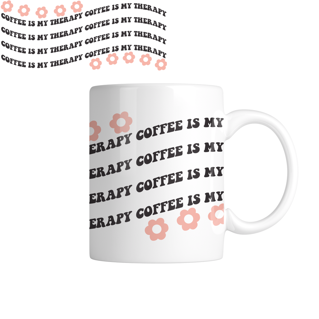 Taza TAE22: Café. Aesthetic vintage kawaii motivation