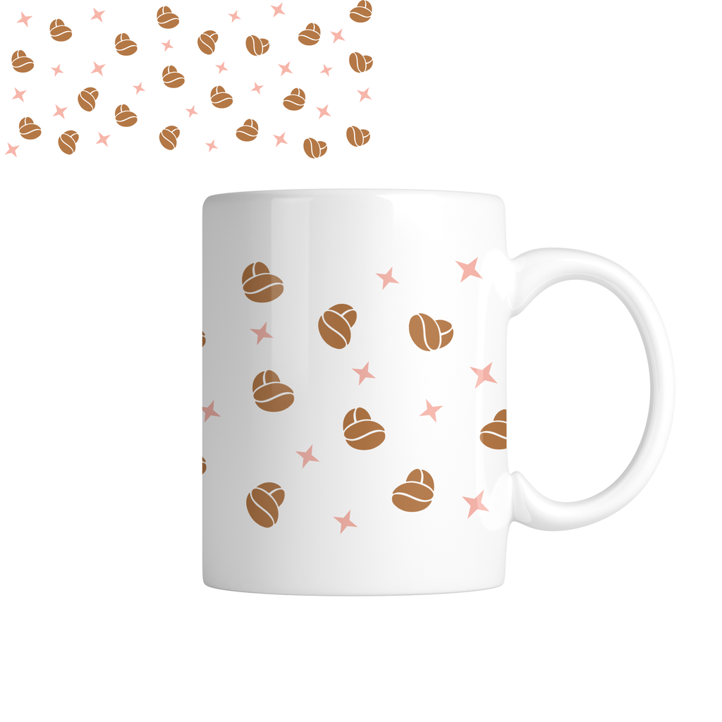 Taza TAE23: Café. Aesthetic vintage kawaii motivation