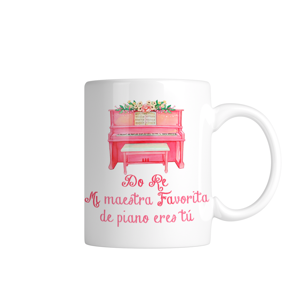 Taza TPM25. Maestra de piano