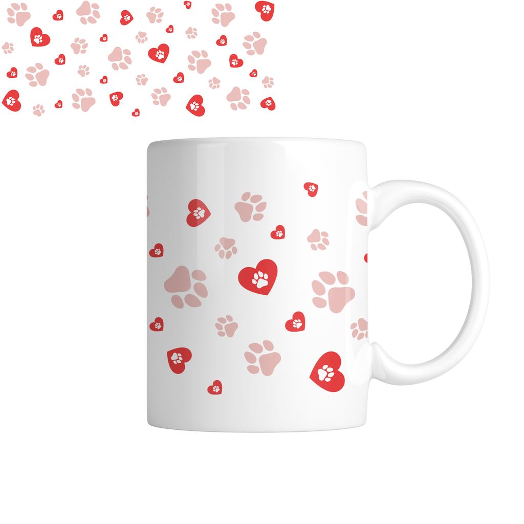 Taza TAE28: Mom dog. Aesthetic vintage kawaii motivation