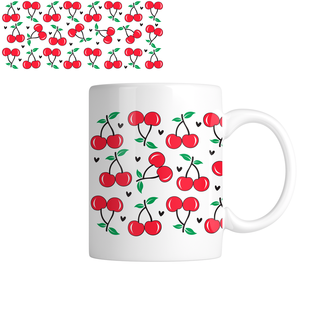Taza TAE48: Frutras. Aesthetic vintage kawaii motivation