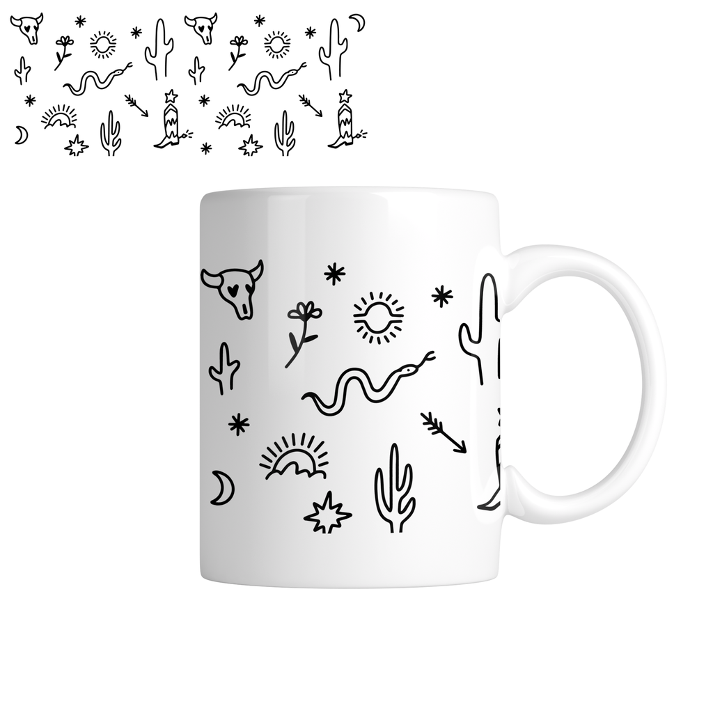 Taza TAE93: Aesthetic vintage kawaii motivation