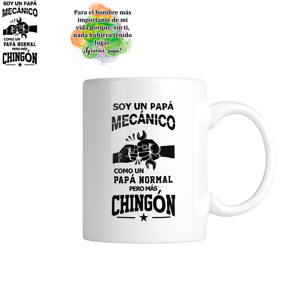 Taza da27. Papá mecánico