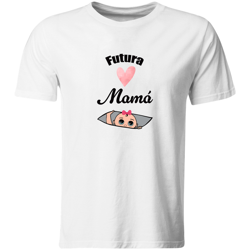Playera futura mamá fdm13. maternidad embarazo babyshower