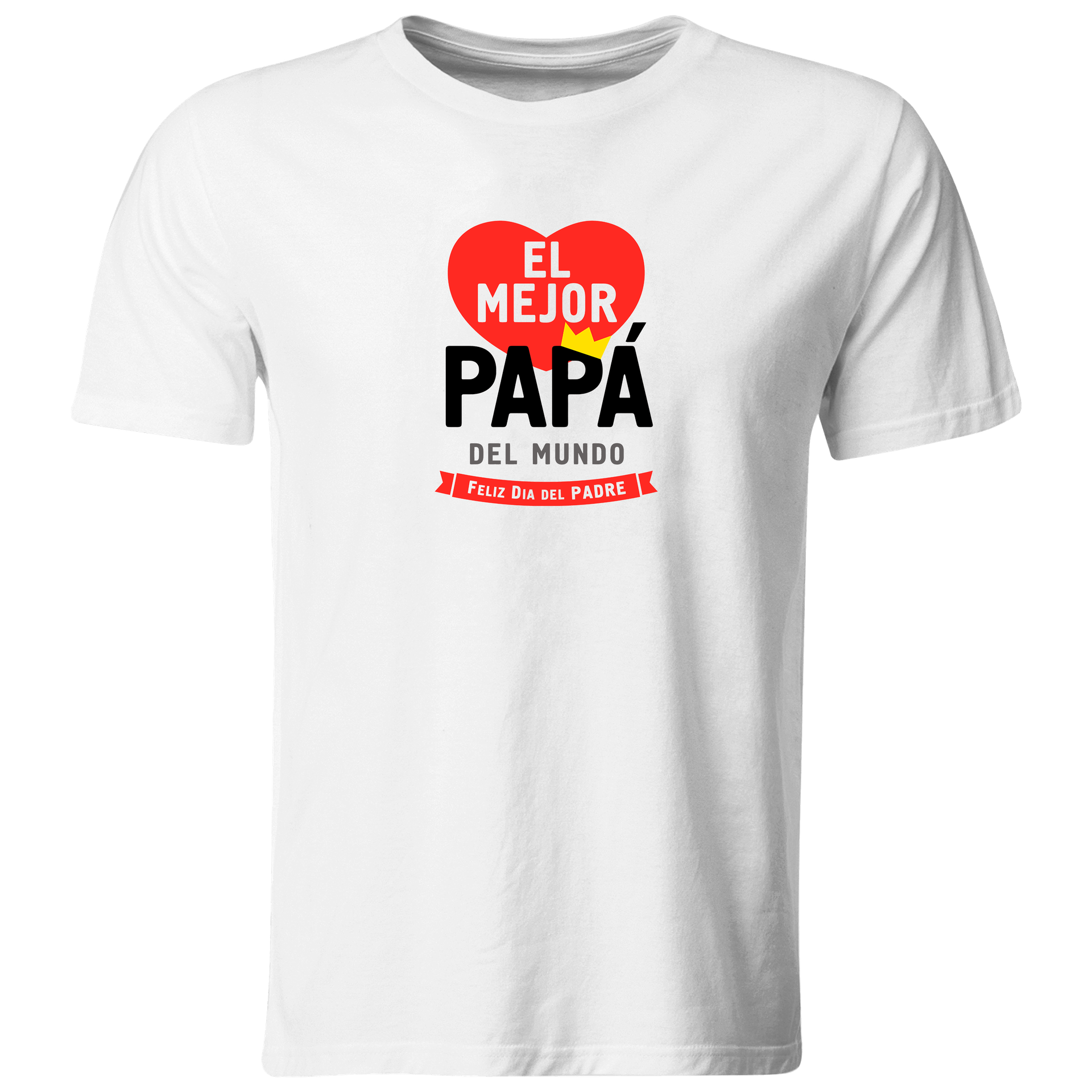 Playera Día Del Padre El mejor papá del mundo