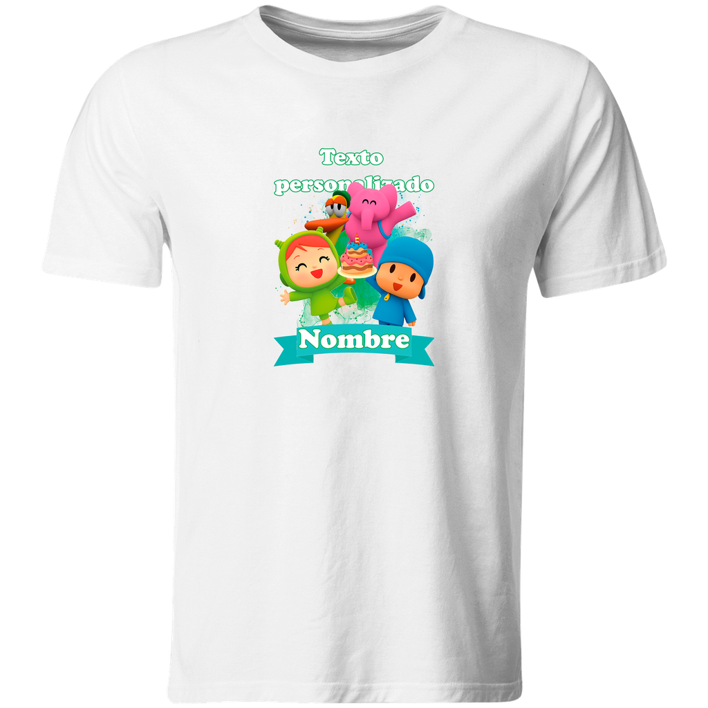 Playera Personalizada Cumpleaños Pc39. Fiesta Pocoyo