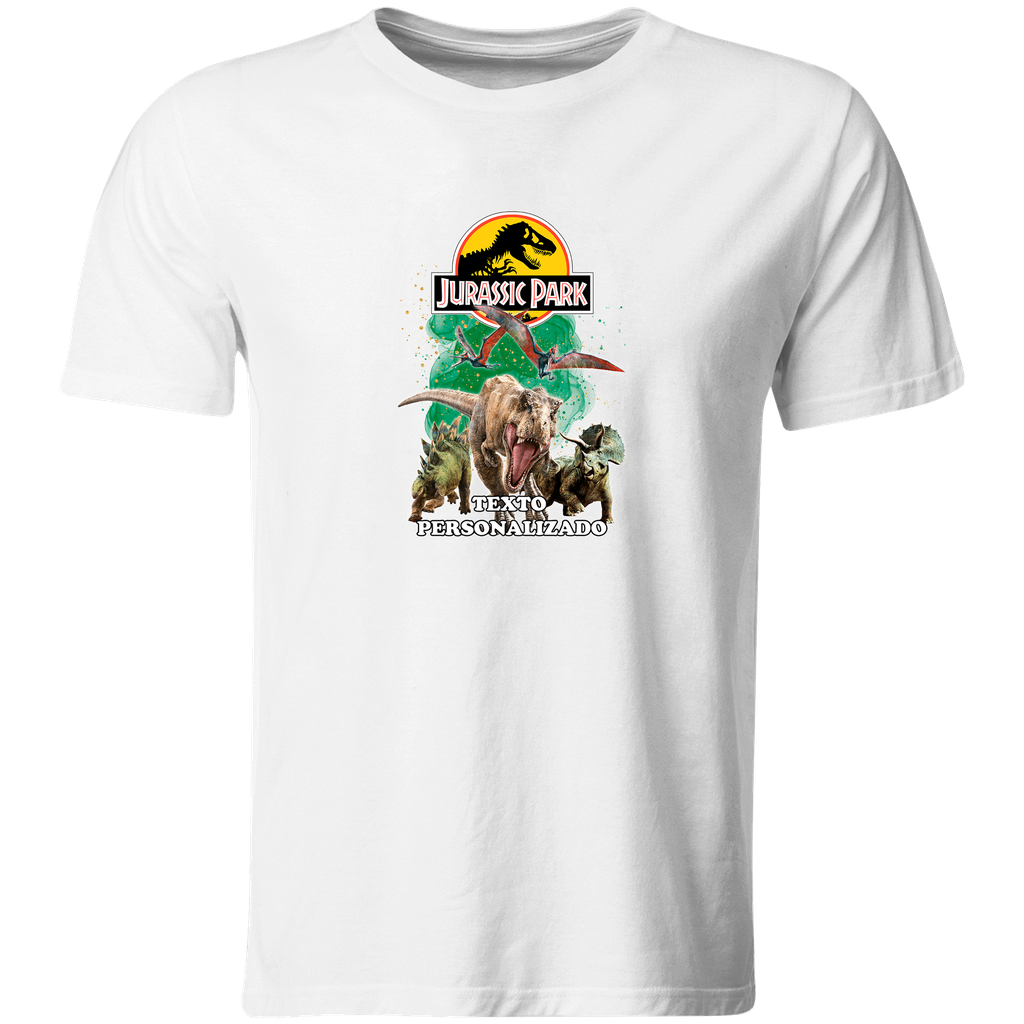 Playera Personalizada Cumpleaños Pc40. Fiesta Dinosaurios