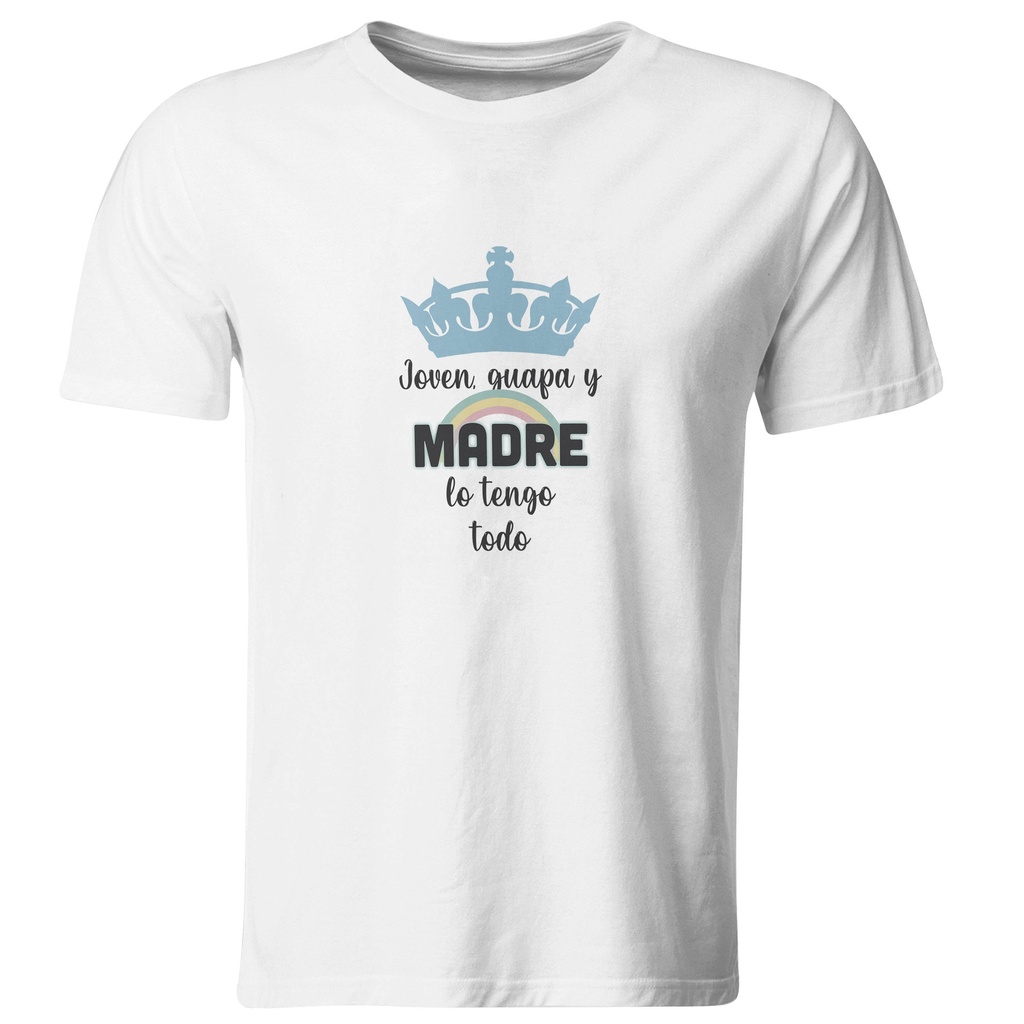 Playera Joven, Guapa Y Madre