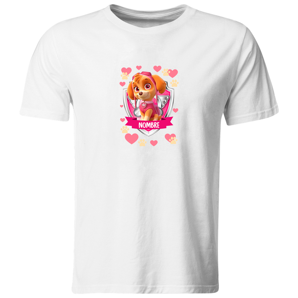 Playera Personalizada Cumpleaños Pc43. fiesta sky patrulla