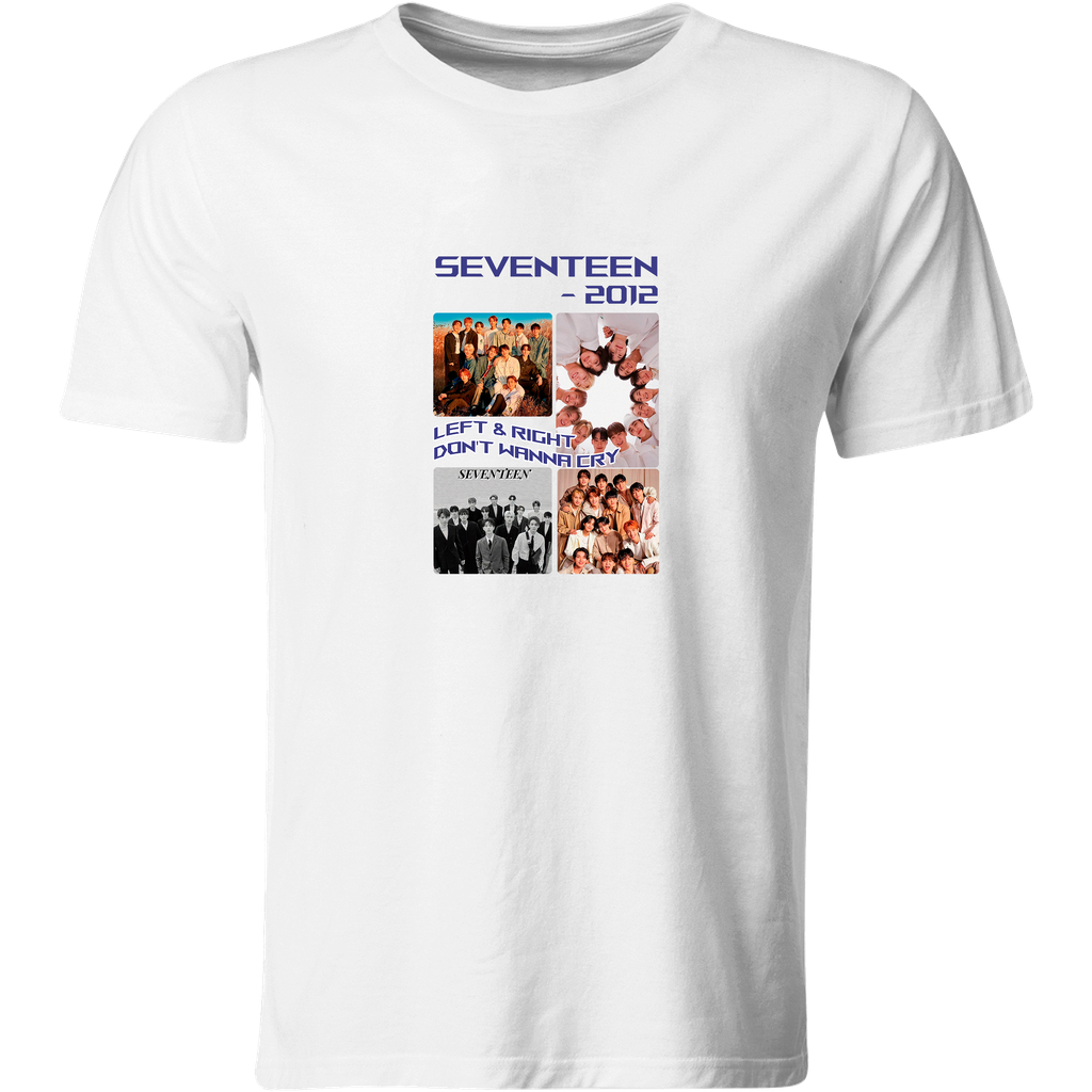 Playera Individual Lk686. Seventeen K-pop Grupo coreano