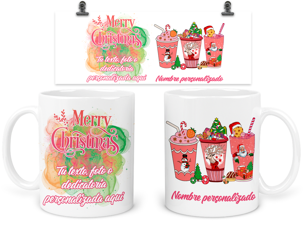 Taza 11 Oz Tan17. Personalizada Navidad Intercambio Regalo