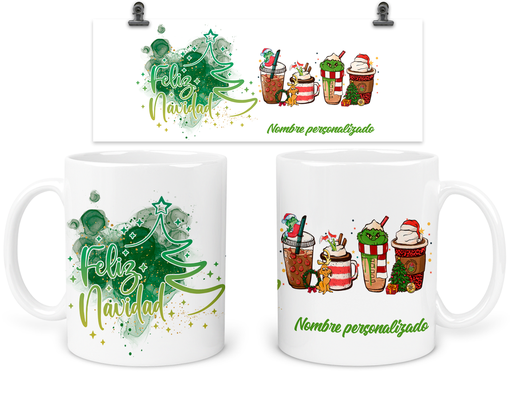 Taza 11 Oz Tan21. Personalizada Navidad Intercambio Regalo