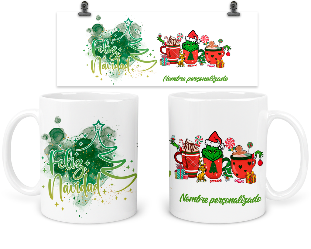 Taza 11 Oz Tan26. Personalizada Navidad Intercambio Regalo