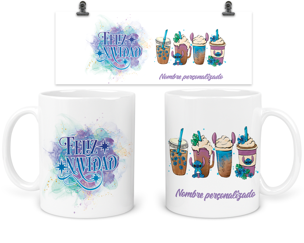 Taza 11 Oz Tan27. Personalizada Navidad Intercambio Regalo