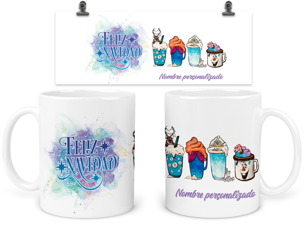 Taza 11 Oz Tan28. Personalizada Navidad Intercambio Regalo