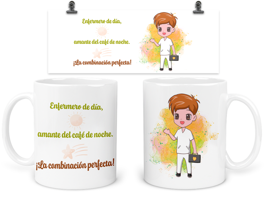 Taza 11 Oz Tap27. Regalo Café Enfermero Enfermeria Nurse 
