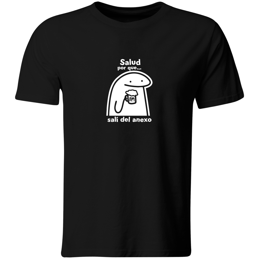 Playera Color Ic77. Borracho: salud por que sali del anexo