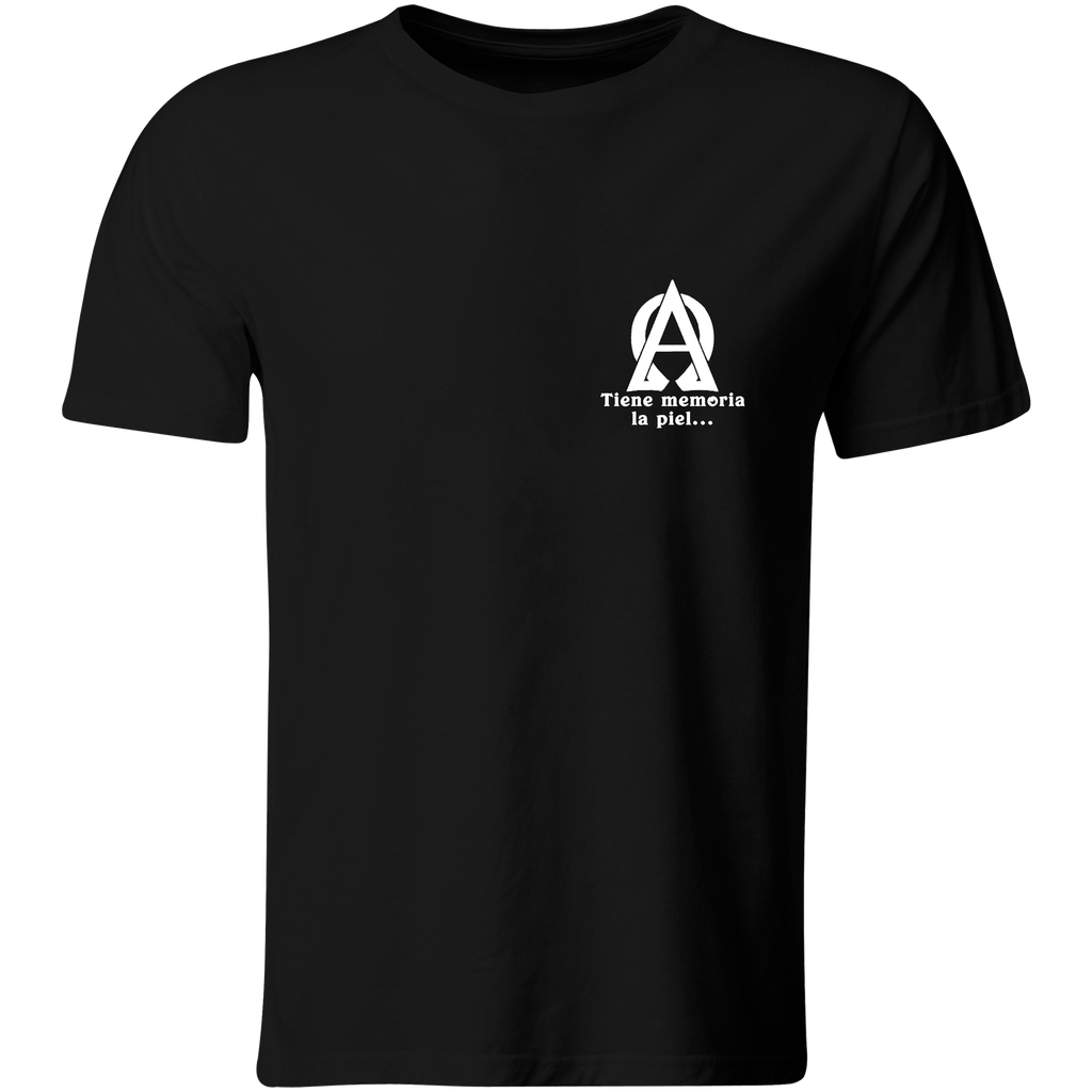 Playera Bordada Lc34. Alfredo tiene memoria la piel. Alfredito olivas