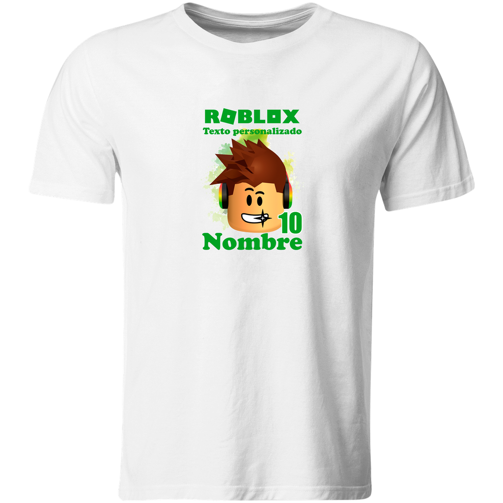 Playera Personalizada Cumpleaños Pc76. Anime Roblox boy Gamer