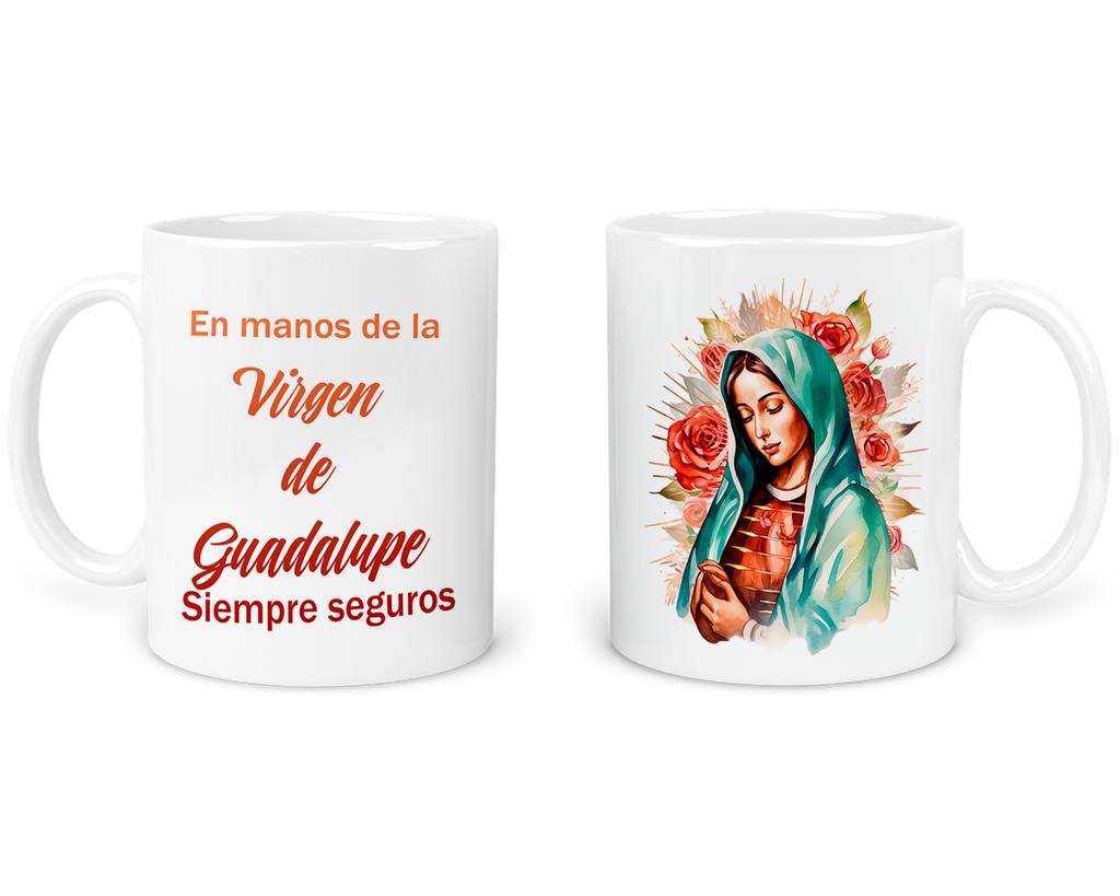 Taza 11 Oz Ts4. De La Virgen De Guadalupe: Fe Y Devoción