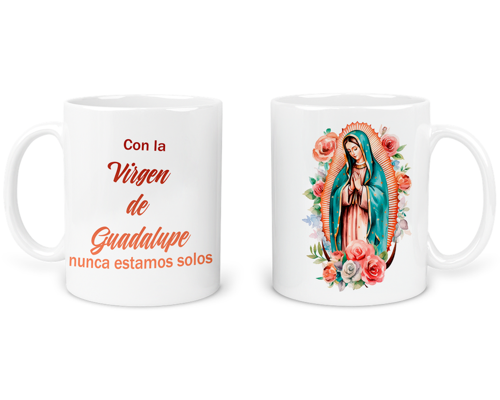 Taza 11 Oz Ts10. De La Virgen De Guadalupe: Fe Y Devoción