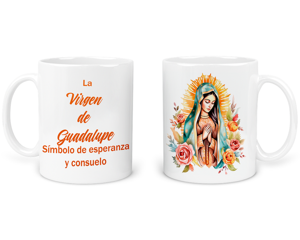 Taza 11 Oz Ts12. De La Virgen De Guadalupe: Fe Y Devoción