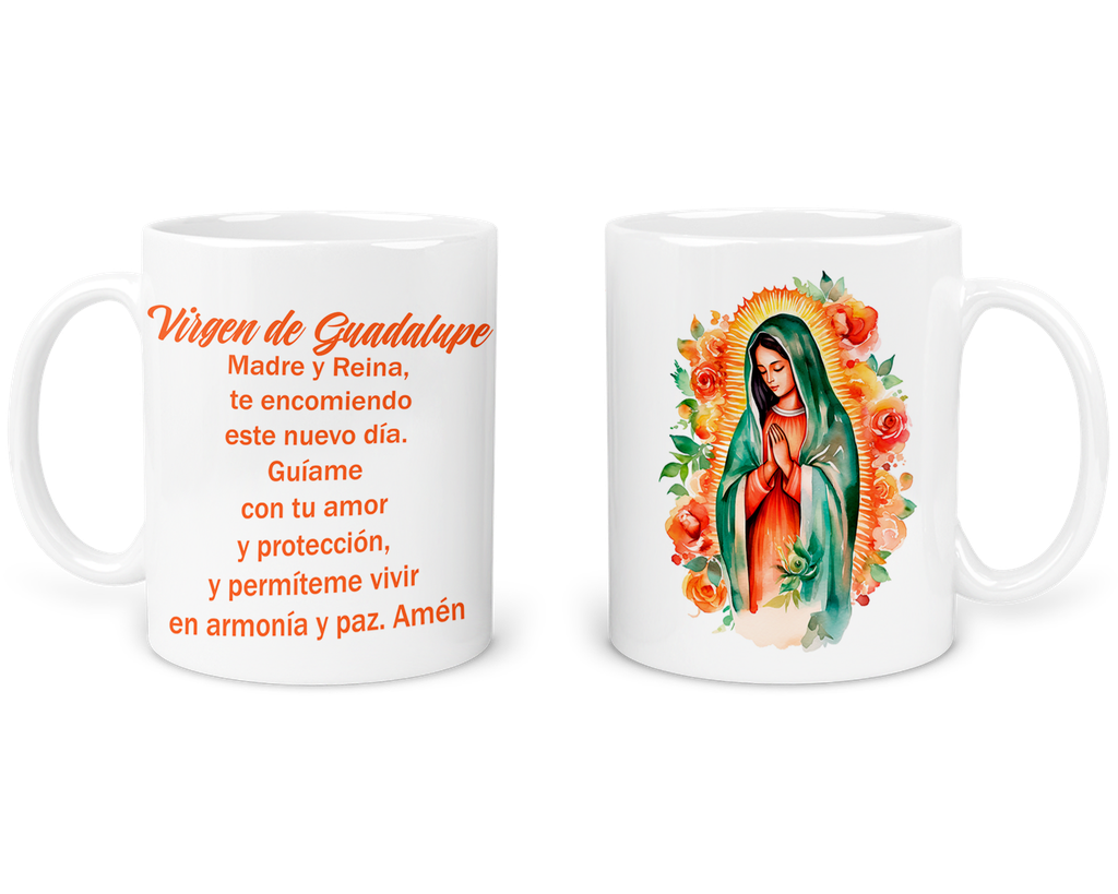 Taza 11 Oz Ts13. De La Virgen De Guadalupe: Fe Y Devoción