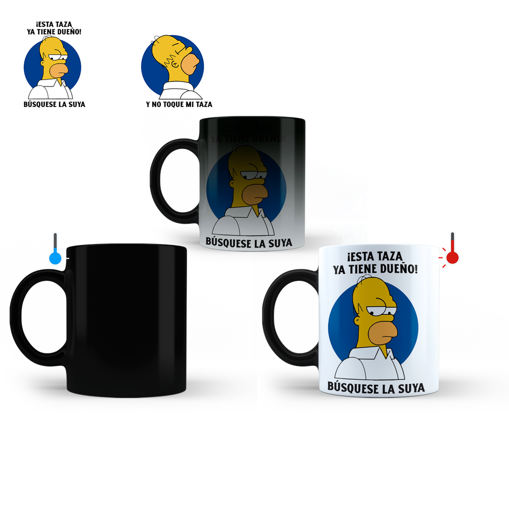 Taza Mágica 11 Oz Tz5. Meme Oficina Ya Tiene Dueño Anime