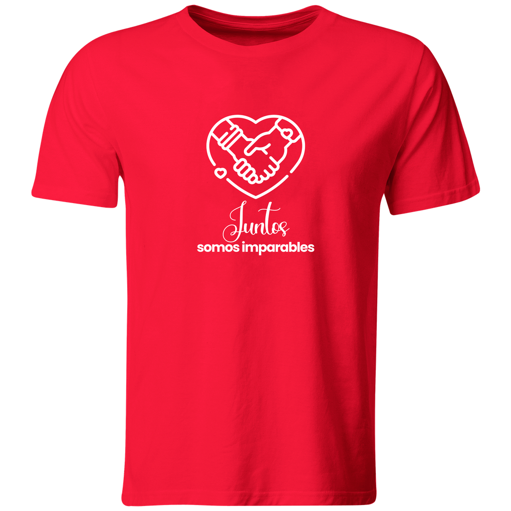 Playera Lsv6. Frase: Juntos Somos Imparables. Pareja 