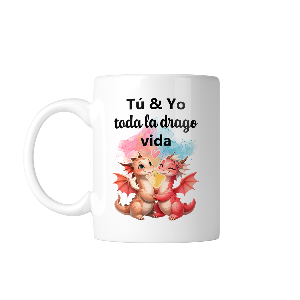 Taza personalizada con foto Tú y Yo 