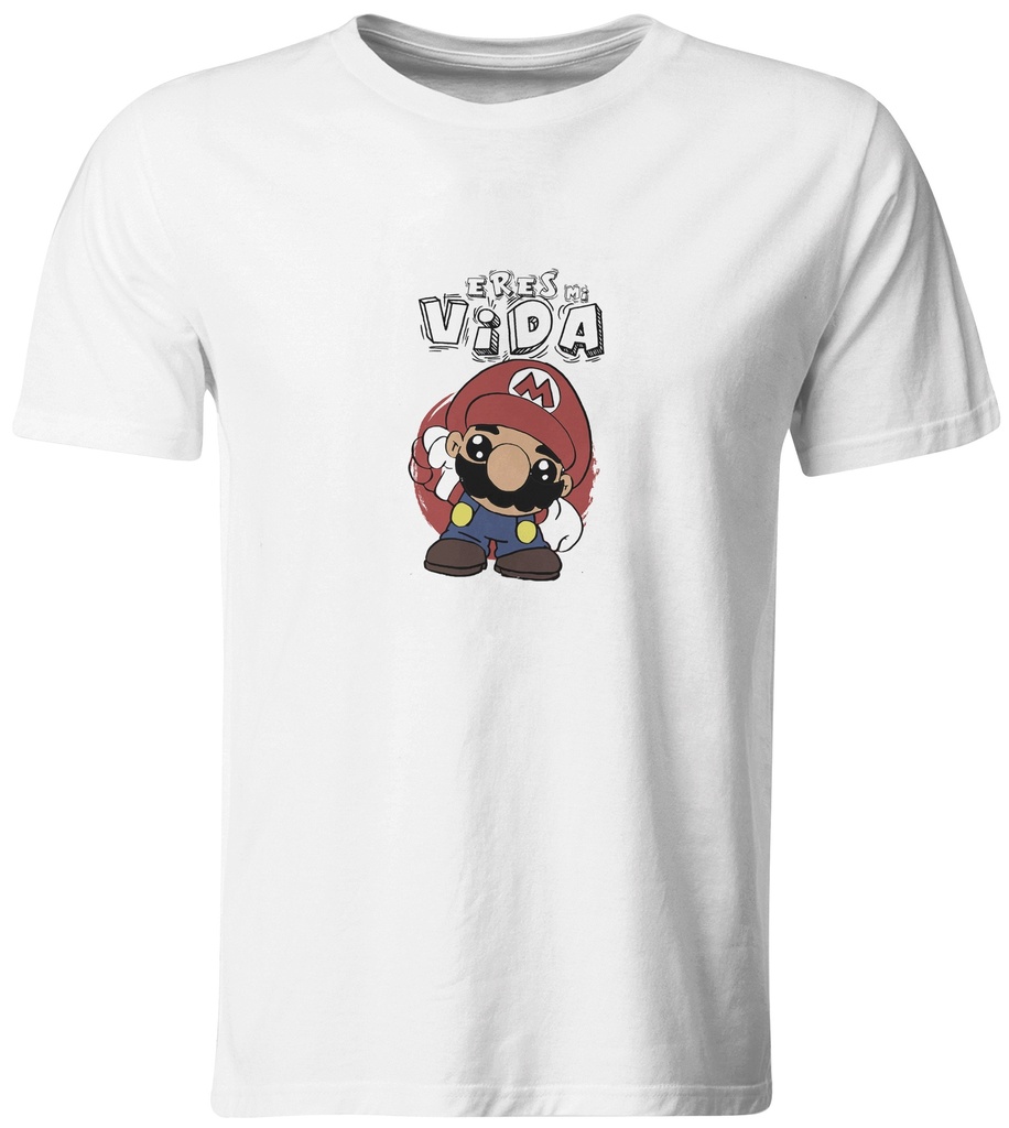 Playera parejas: Mario “eres Mi Vida” (1/2)