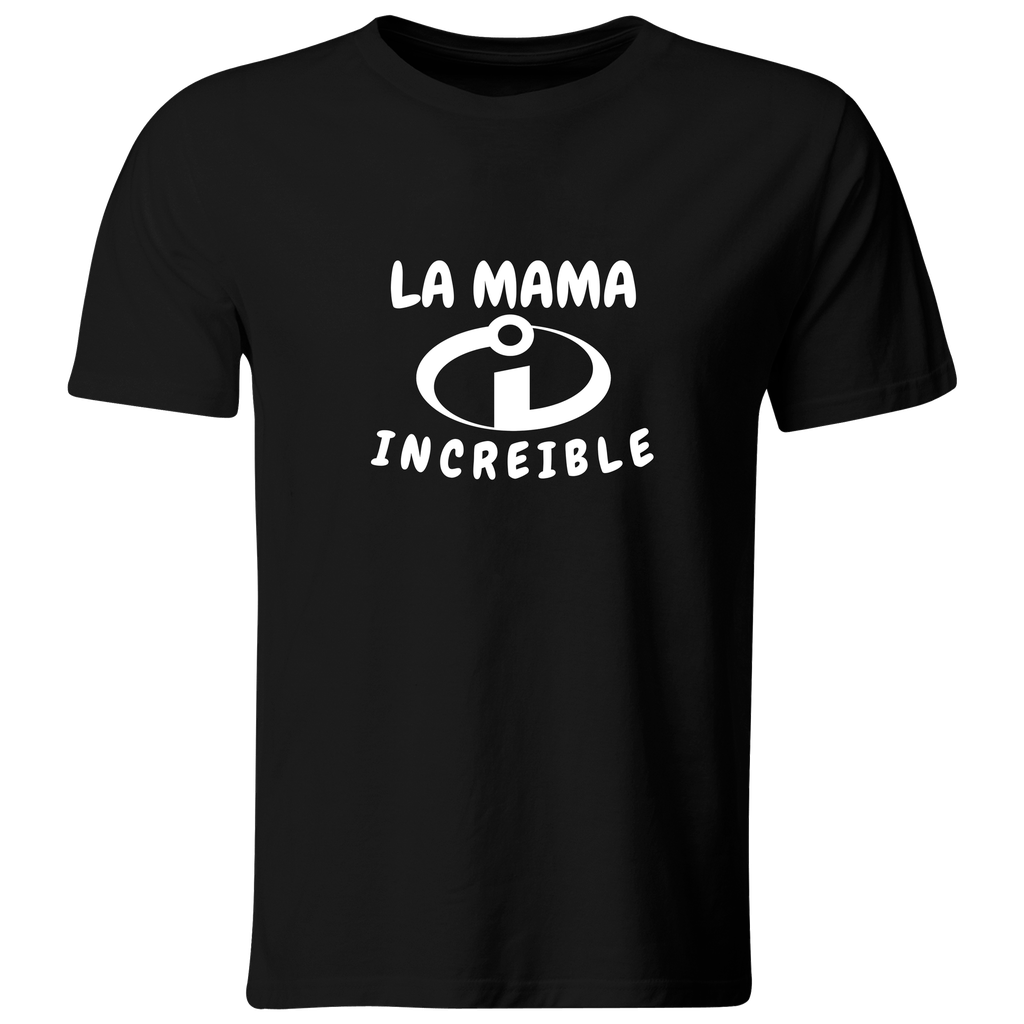 Playera Color Ic113. Frase Meme: La mamá increíble chistosa