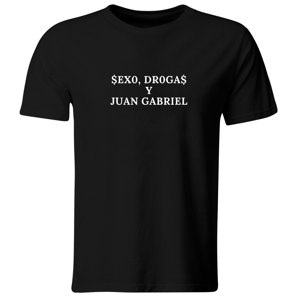 Playera Color Ic114. Frase Meme: excesos Juan Gabriel