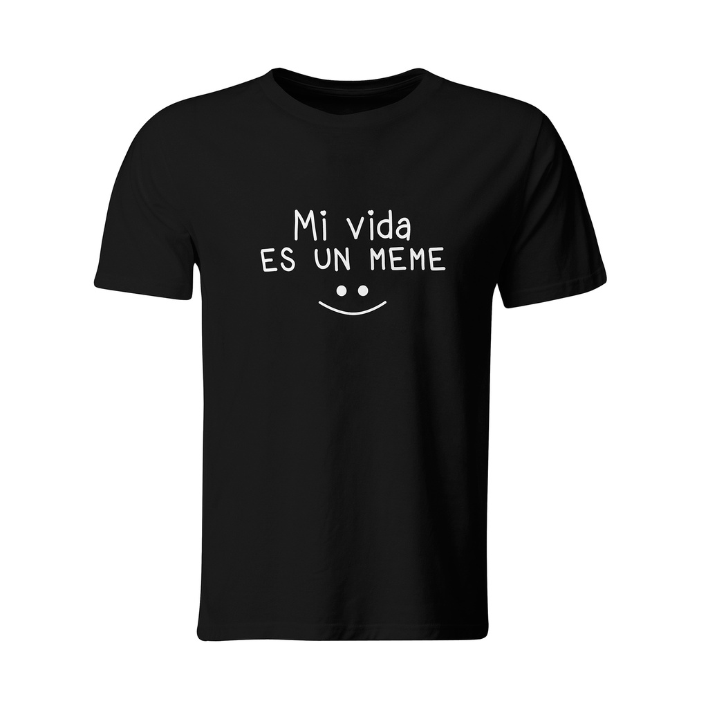Playera estampada Mi Vida Es Un Meme