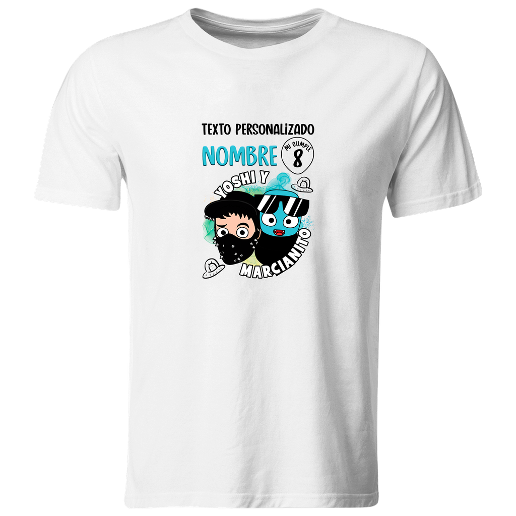 Playera Personalizada Cumpleaños Pc101. Marcianito