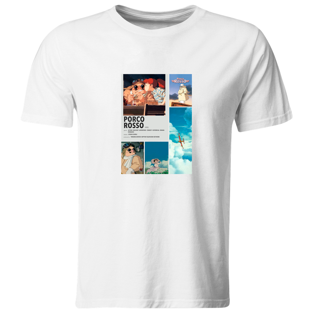 Playera Individual Lk724. Series Anime: Porco Rosso