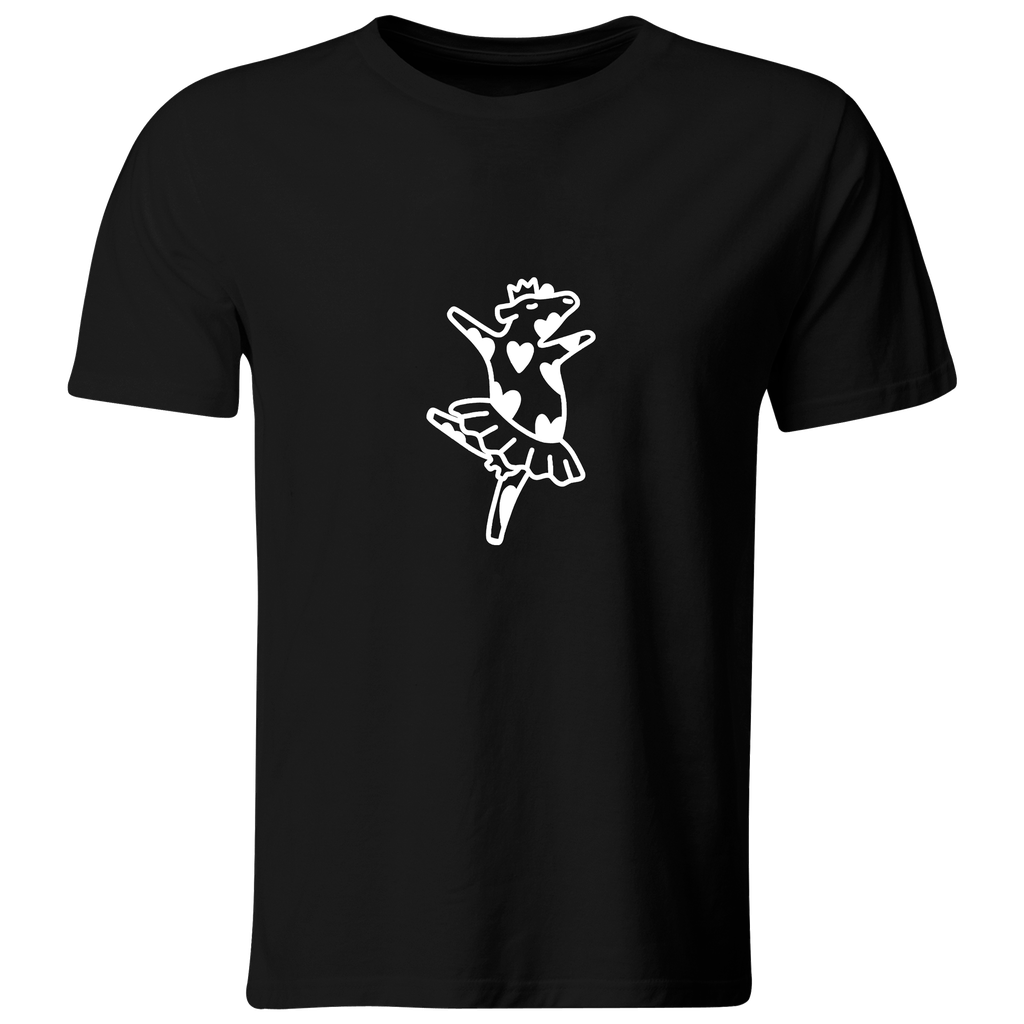 Playera Color Ic153. Meme Anime vaca bailarina ballet