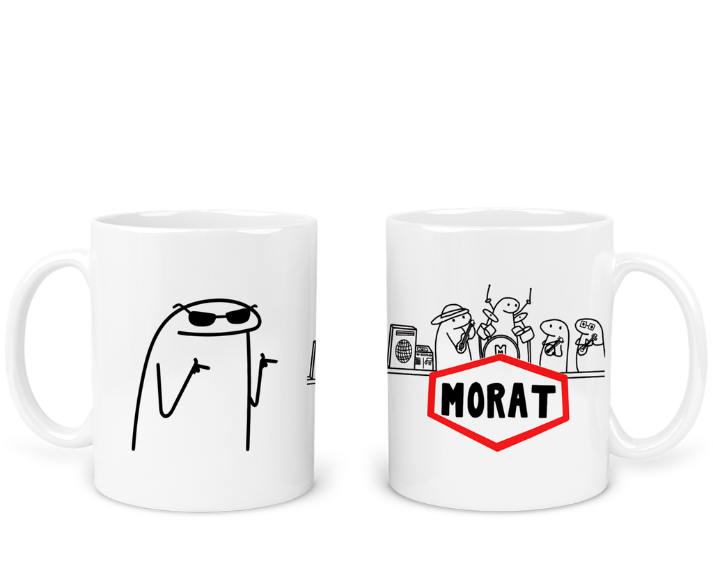 Taza 11 Oz Taf27. Morat flork banda martin vargas 