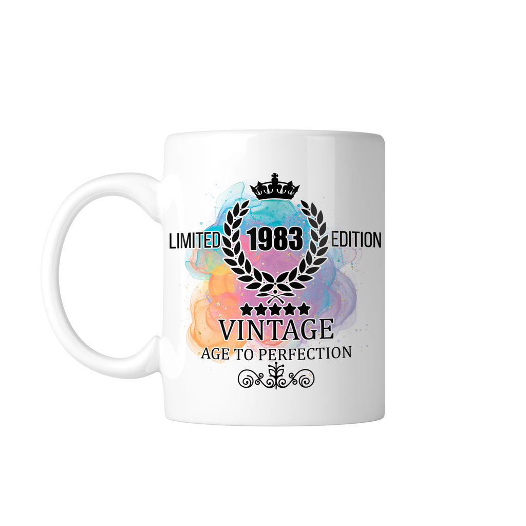 Taza TRC7. Cumpleaños año personalizado