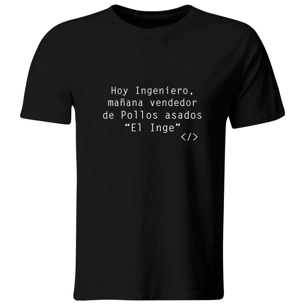Playera Pipr2. Meme Ingeniero Pollos Asados